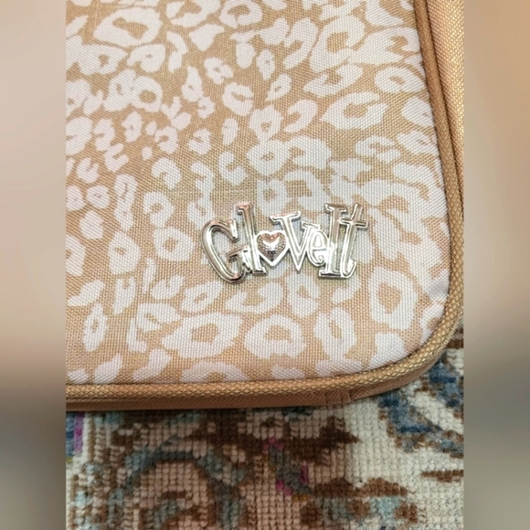 GloVelt, Gold/Shimmer Multi Pocket, Tennis Tote. - Picture 3 of 12